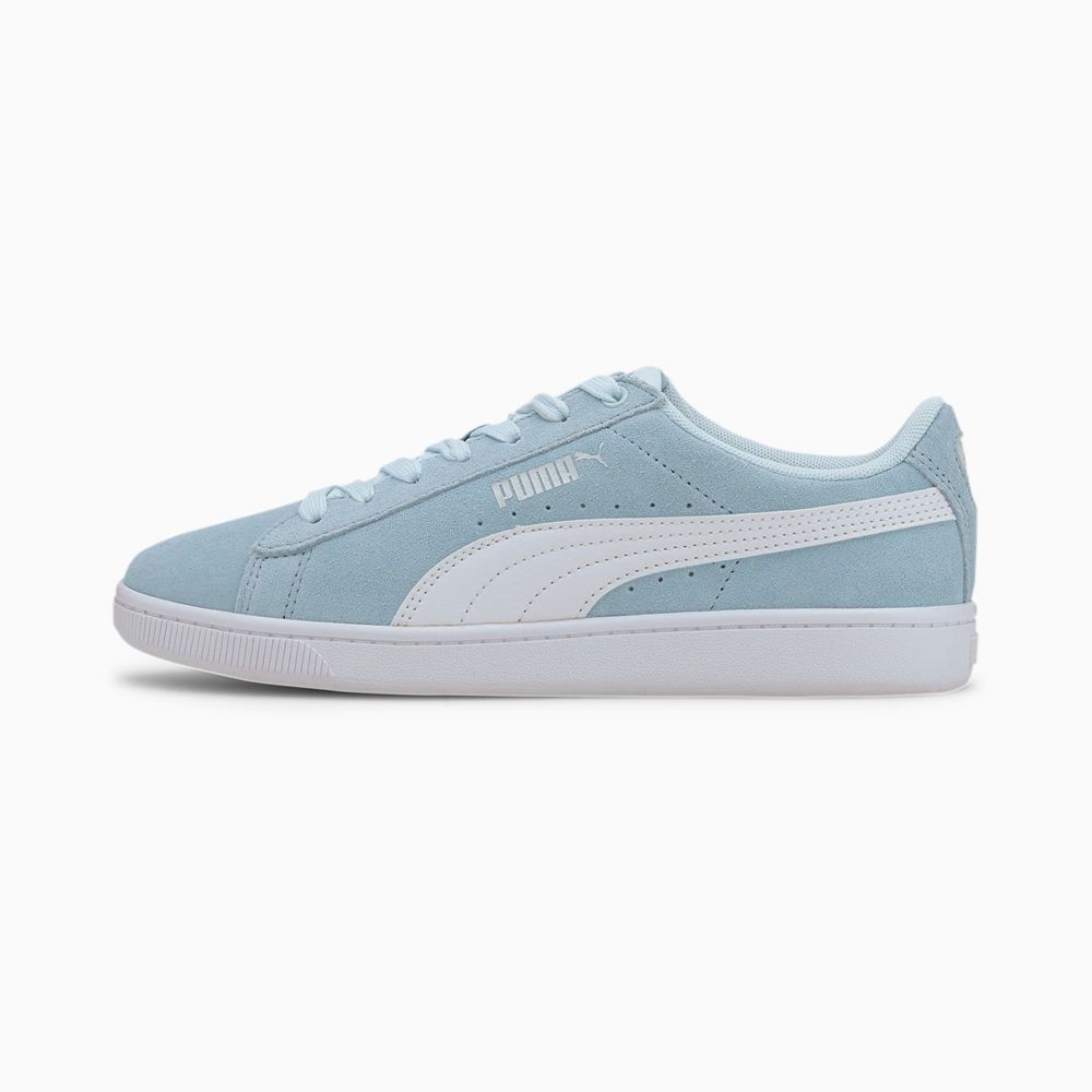 Puma Vikky v2 Suede Lány Sportcipő - Fehér/Titán ( Hungary - OGCMS9385 )